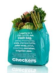 Carrier bag (shopping bag) - 100% recycled plastic